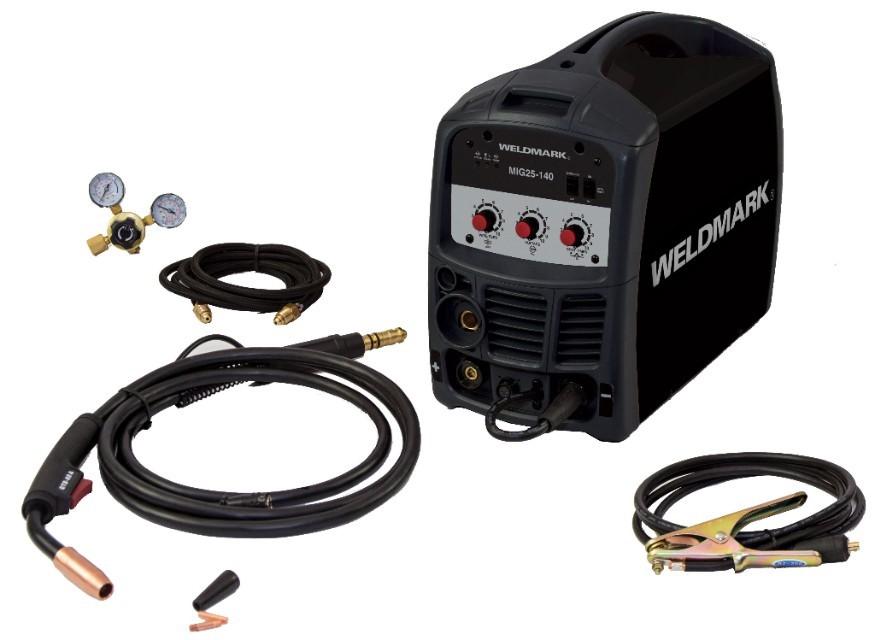 WELDMARK MIG KIT, INCLUDES MIG25-140 MAC (WEM-MIG KIT-BLK)